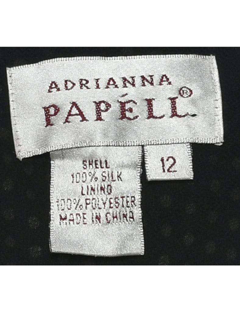 Silk Adrianna Papell Dress - L