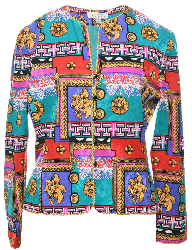 Silk Adrianna Papell Jacket - L