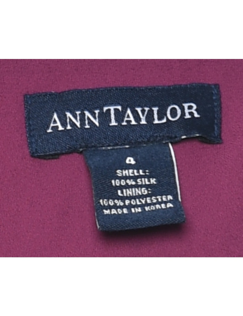 Silk Ann Taylor Dress - M