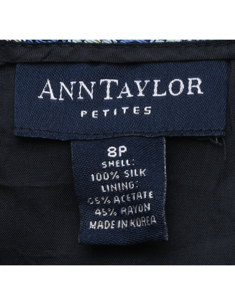 Silk Ann Taylor Pencil Skirt - M