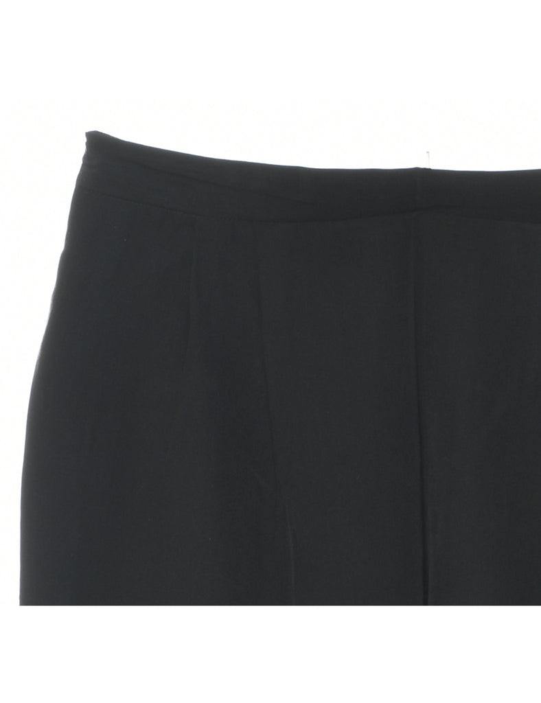 Silk Black Trousers - W30 L27