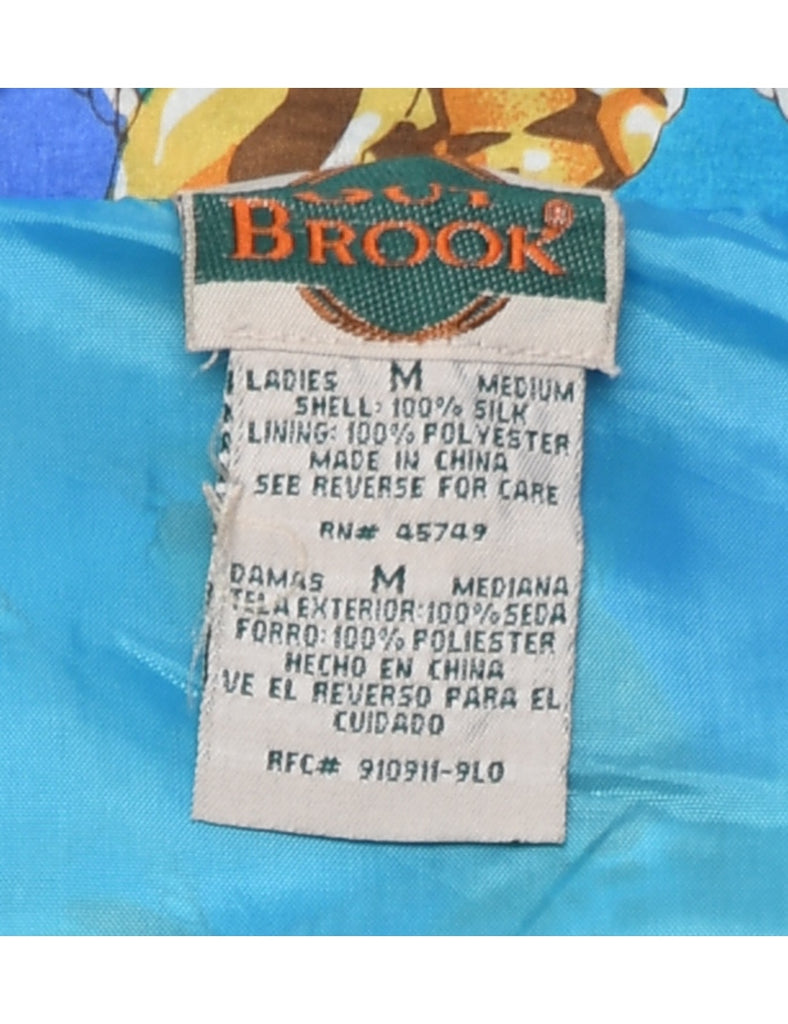 Silk Blue Jacket - M