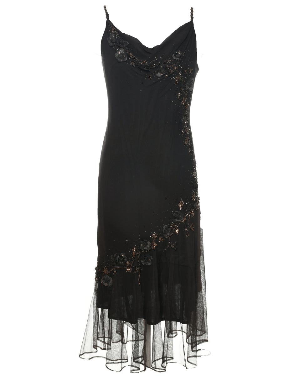CD Dress Light Brown Silk