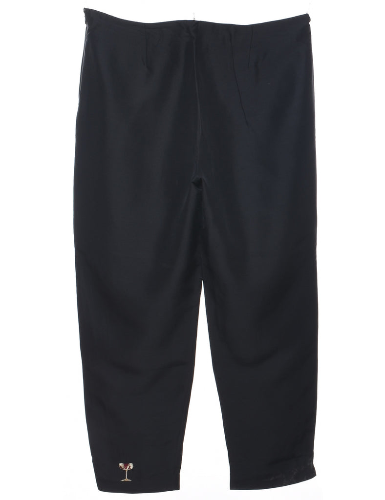 Silk Embroidered Trousers - W36 L28