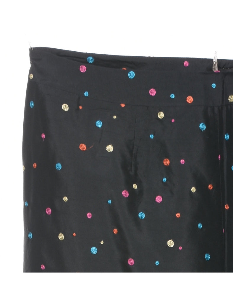 Silk Embroidered Trousers - W34 L28