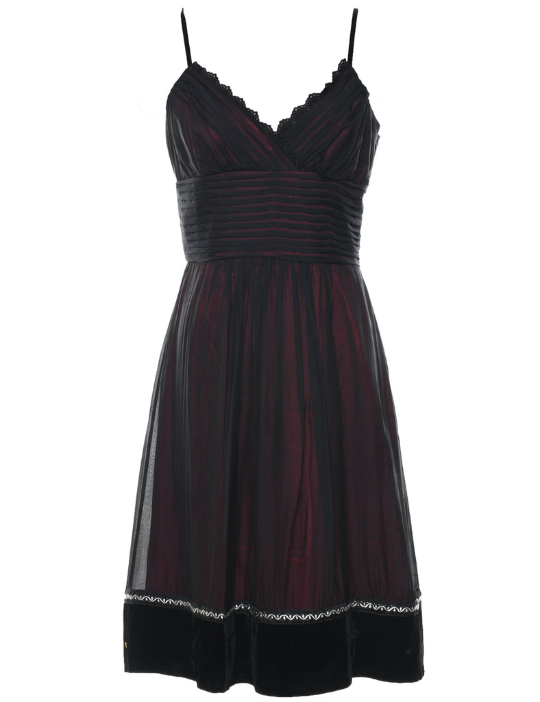 Silk Evening Gown - L