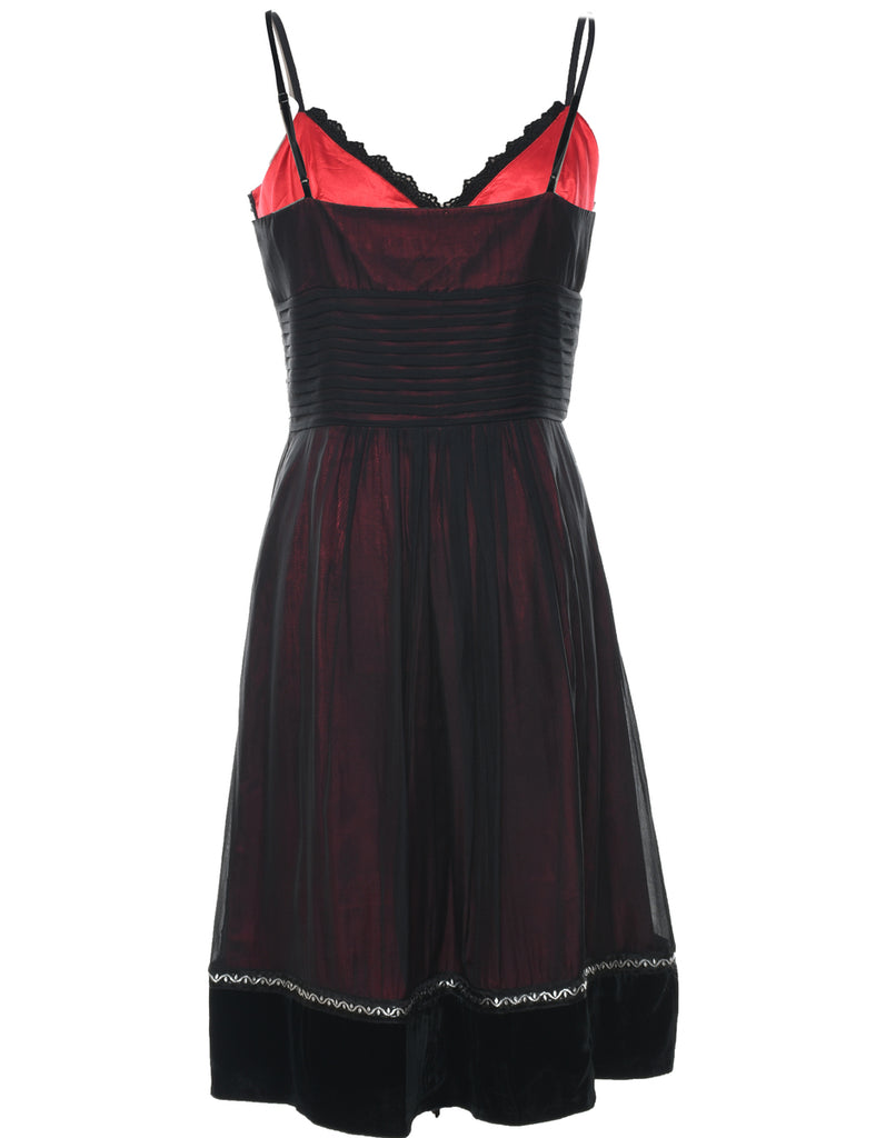 Silk Evening Gown - L