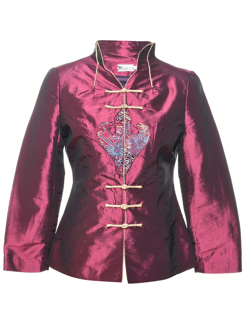 Silk Evening Jacket - M