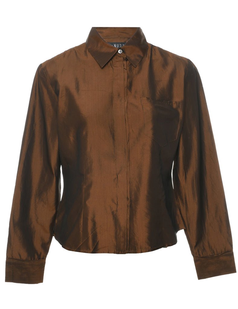 Silk Evening Shirt - M