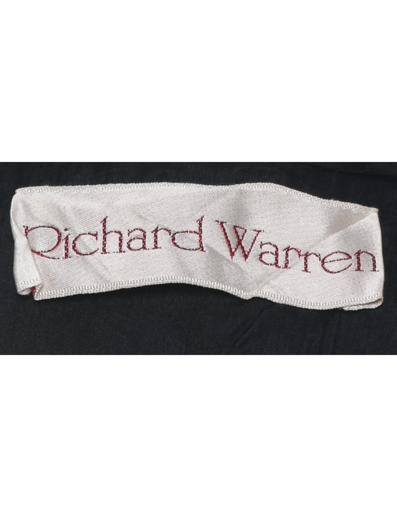 Silk Floral Pattern Jacket - S