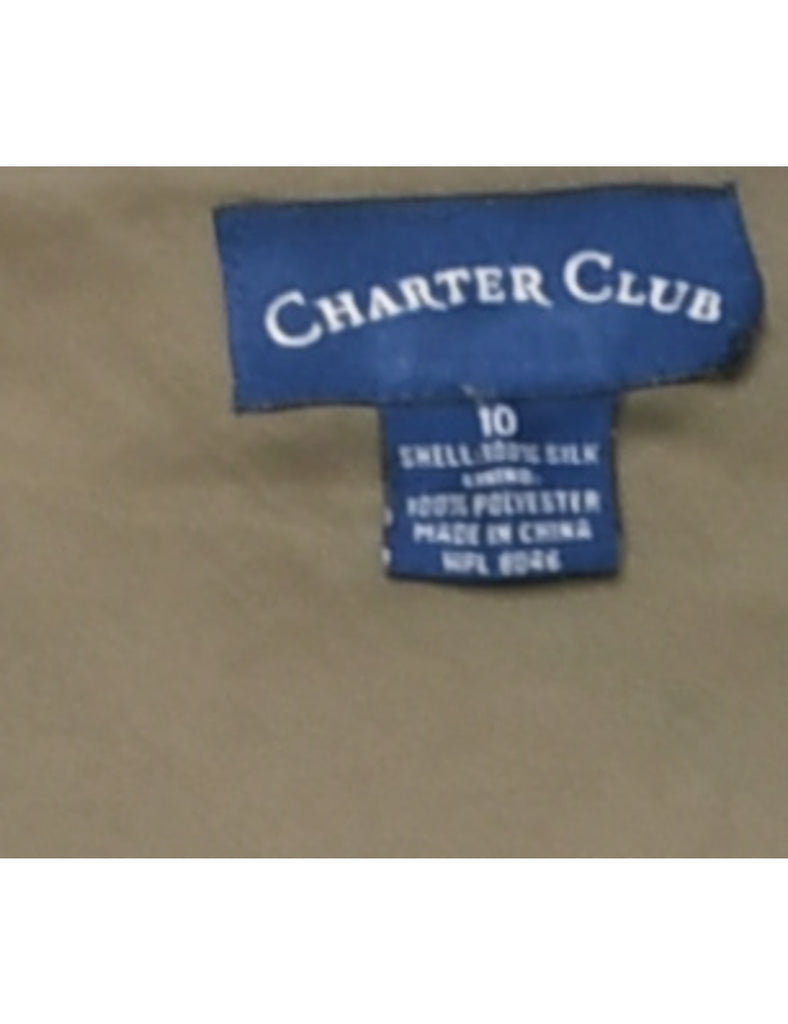 Silk Floral Print Dress - S