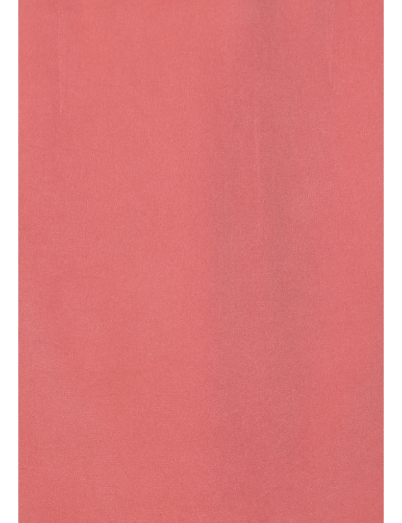 Silk Pencil Skirt - M