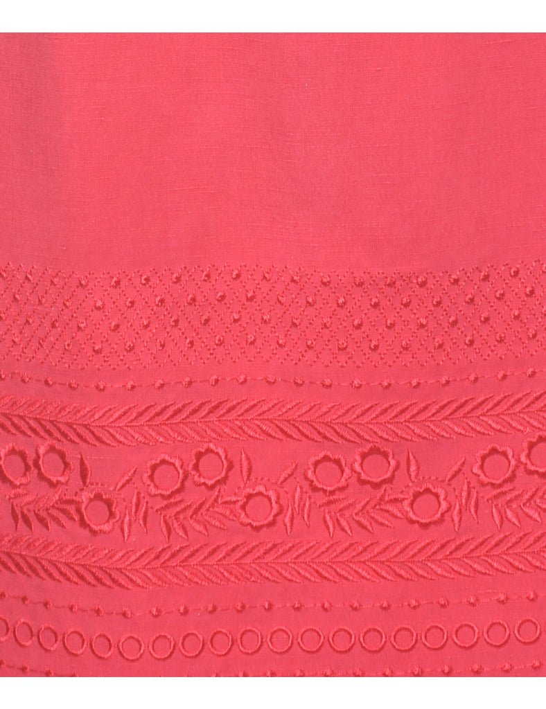 Silk Pink Dress - S