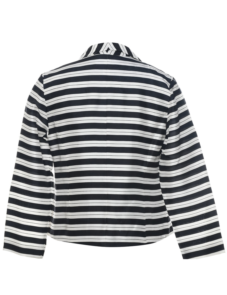 Silk Striped Jacket - S