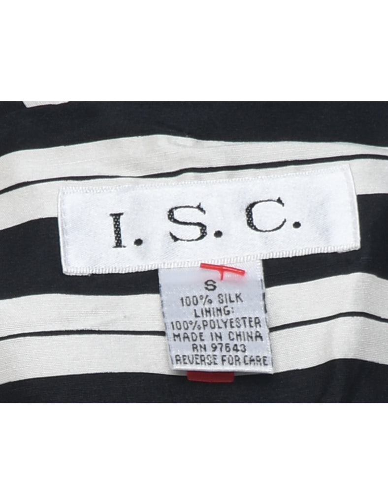 Silk Striped Jacket - S