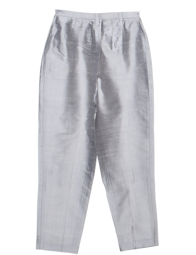 Silk Tapered Fit Trousers - W27 L27