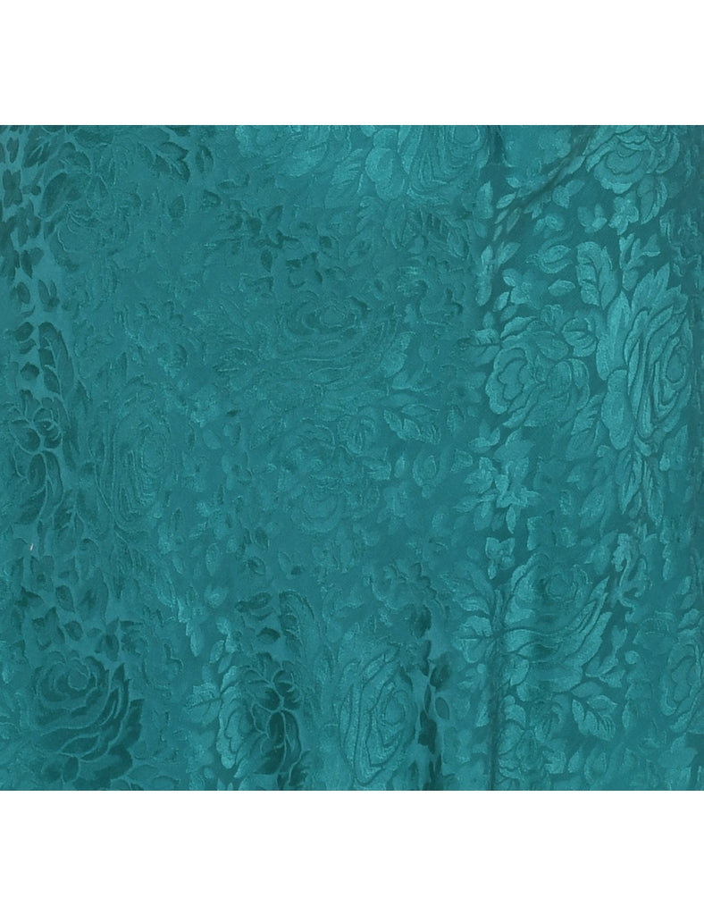 Silk Turquoise Slip - M