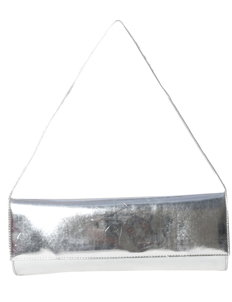 Silver Envelope Clutch - XS