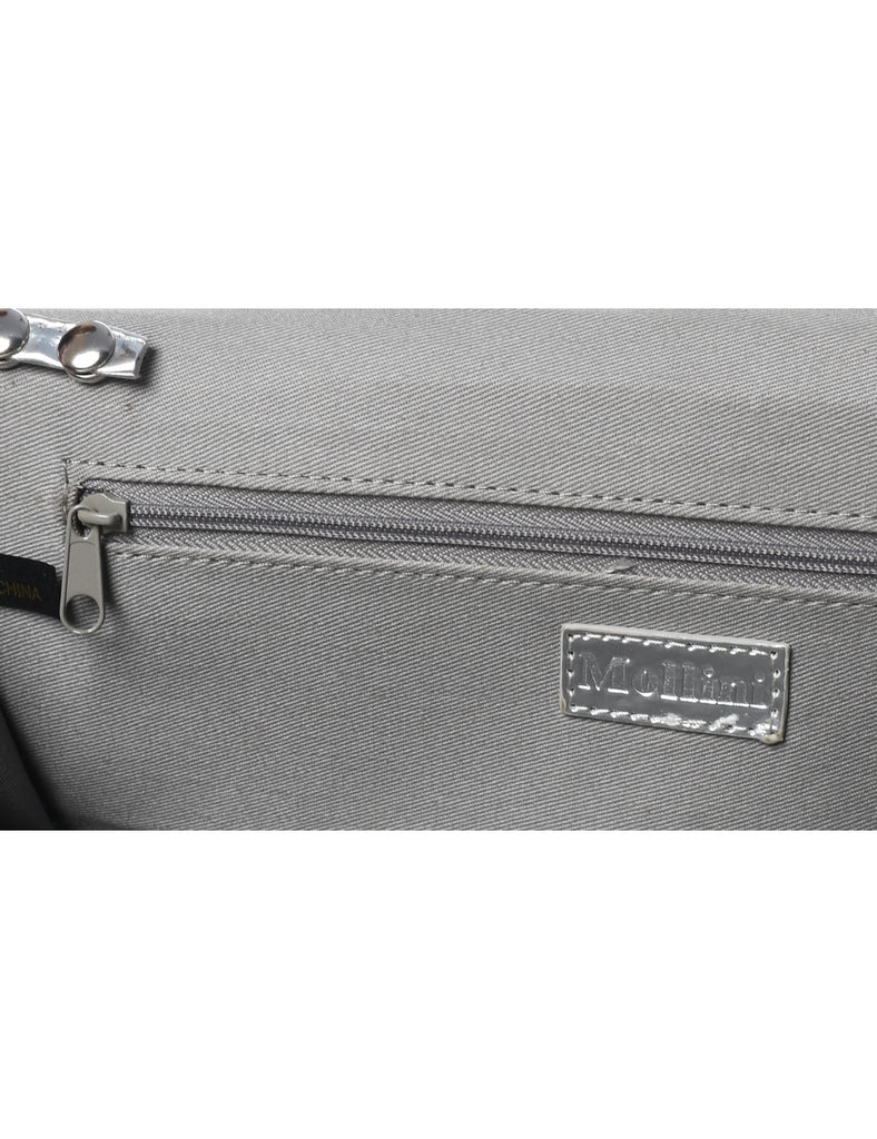Silver Envelope Clutch - XS