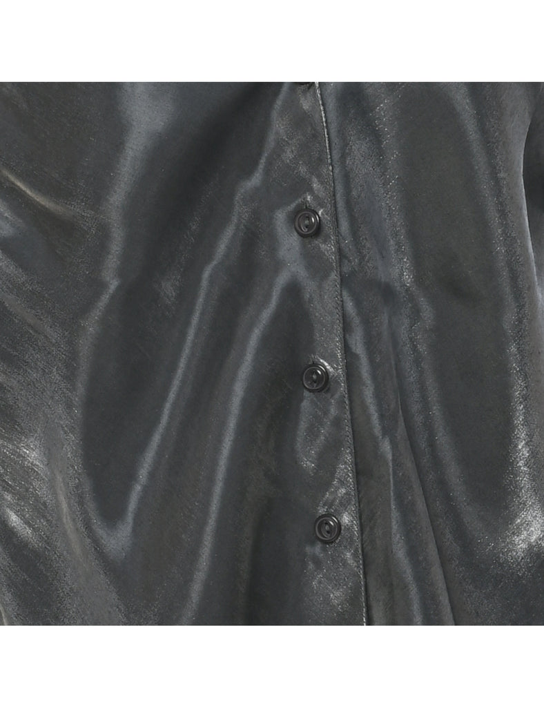 Silver Evening Blouse - XL