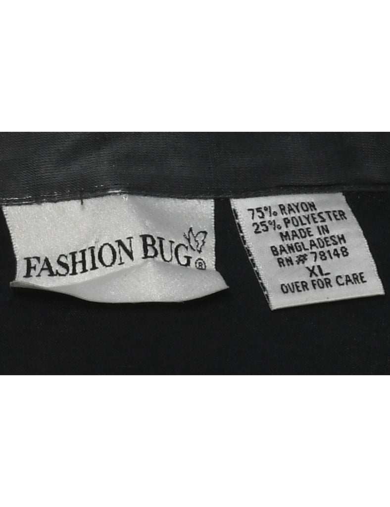 Silver Evening Blouse - XL