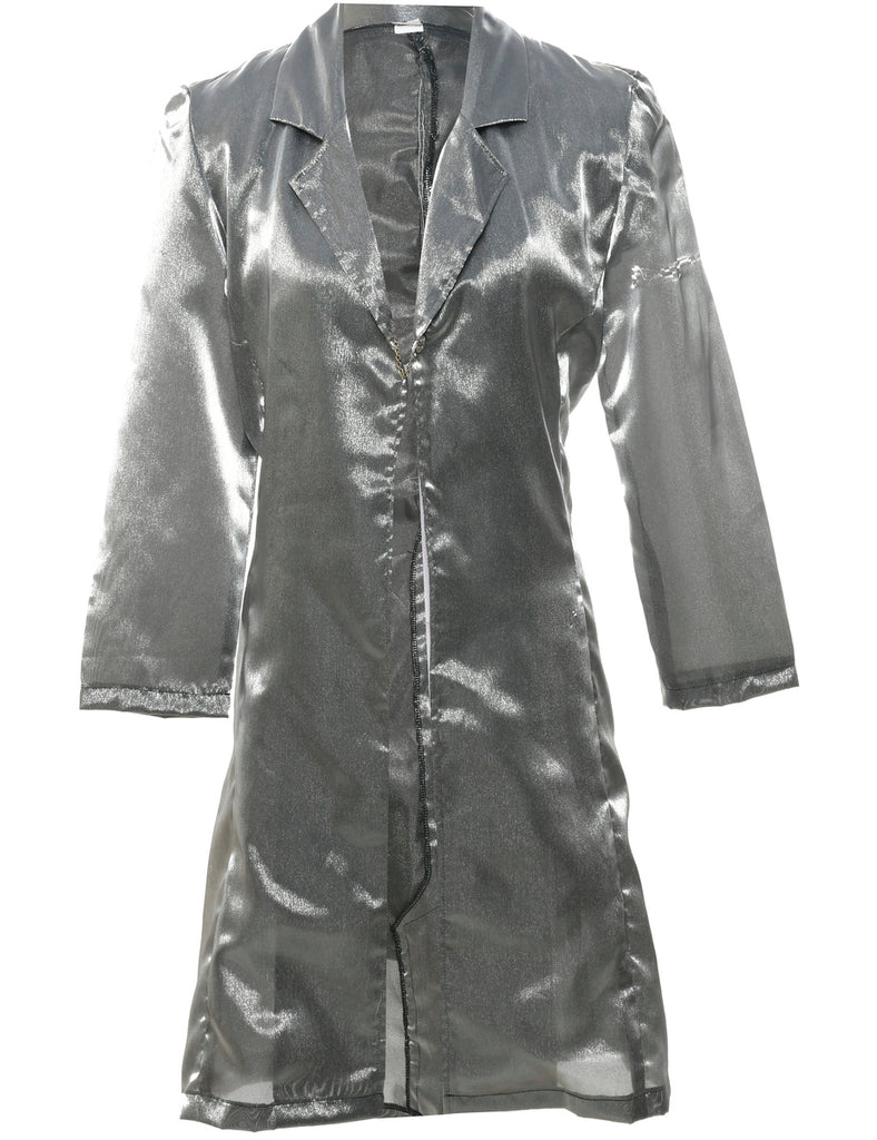 Silver Evening Jacket - XS