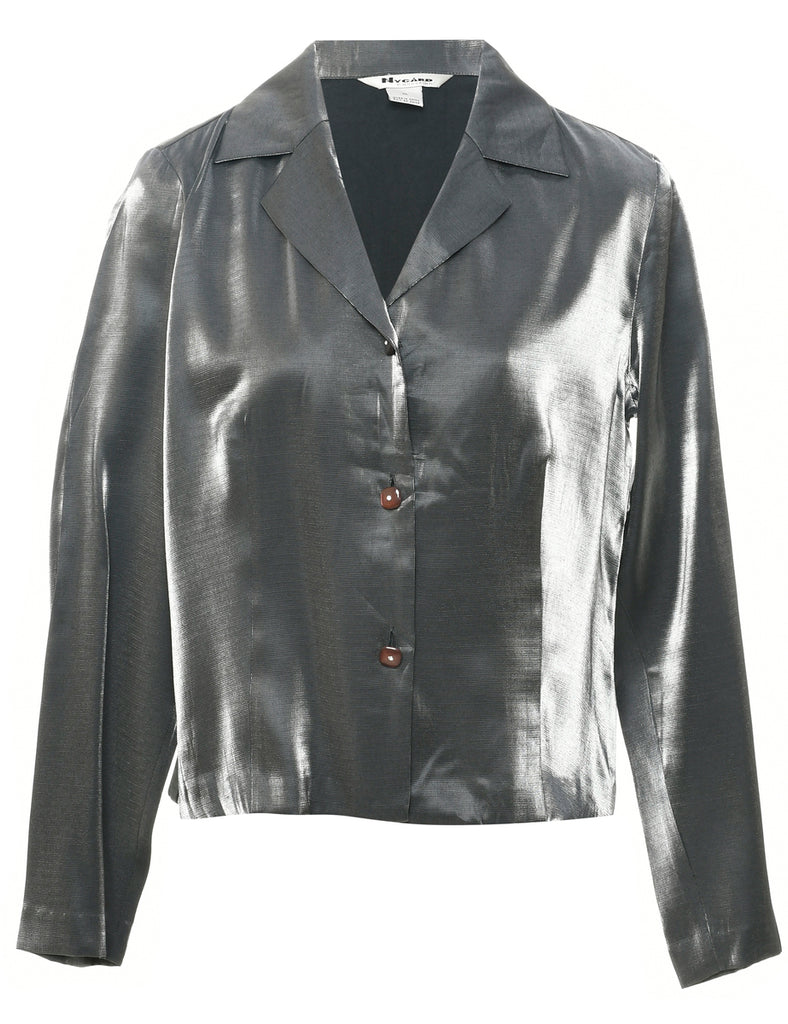 Silver Evening Jacket - L