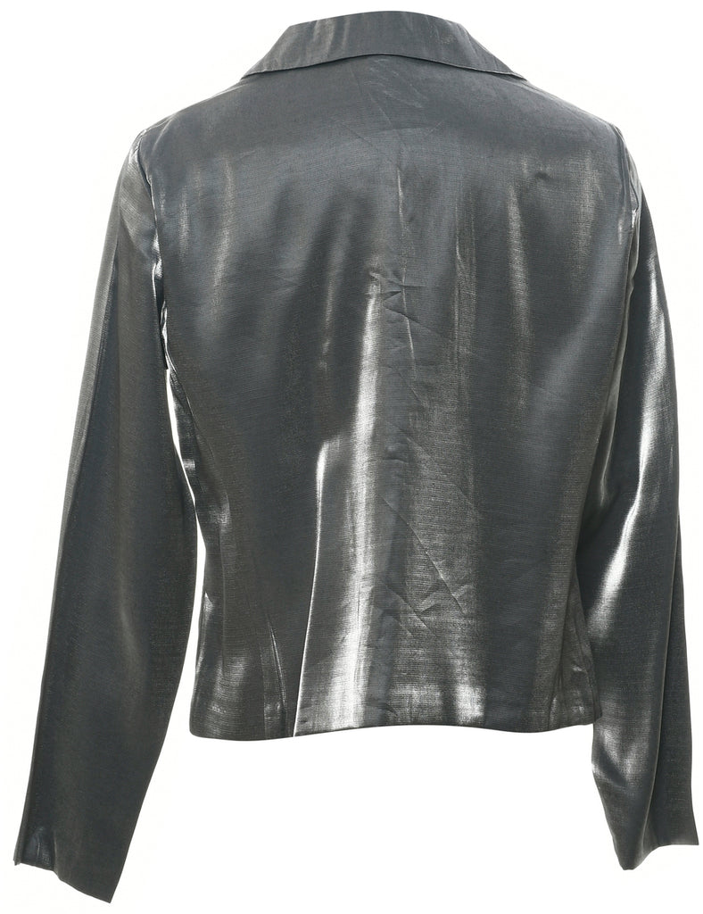 Silver Evening Jacket - L