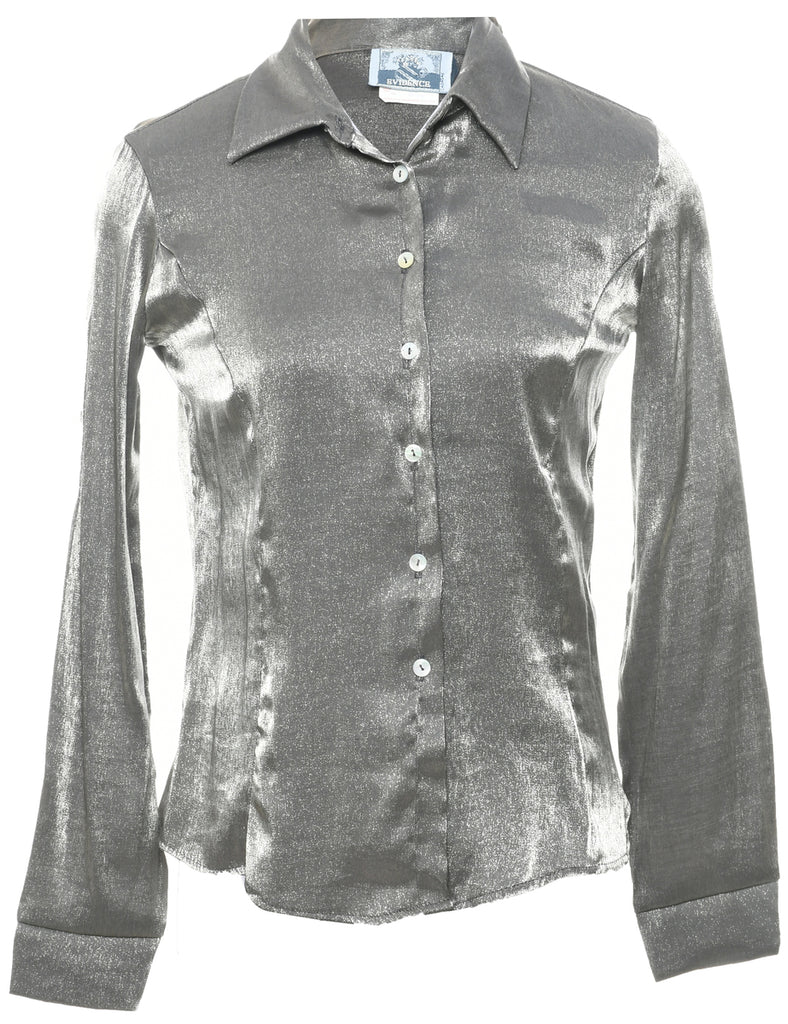 Silver Evening Shirt - XS