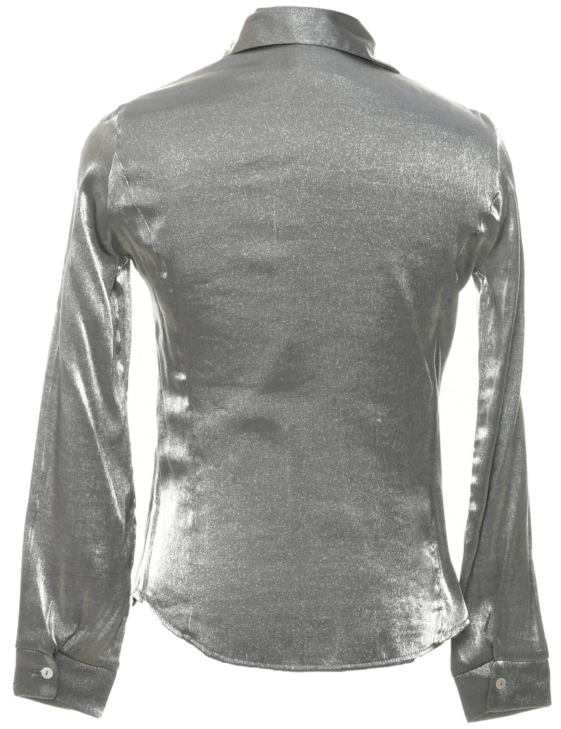 Silver Evening Shirt - XS