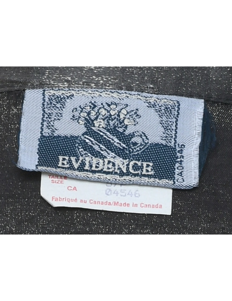 Silver Evening Shirt - XS
