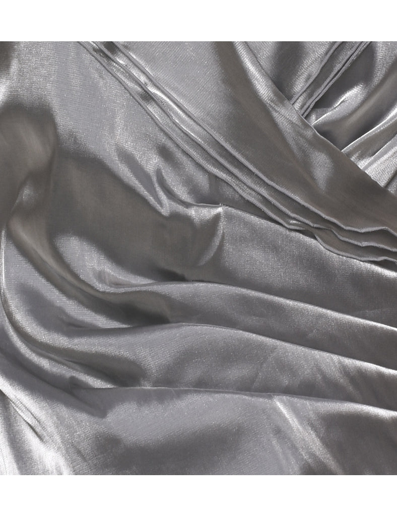 Silver Evening Top - M