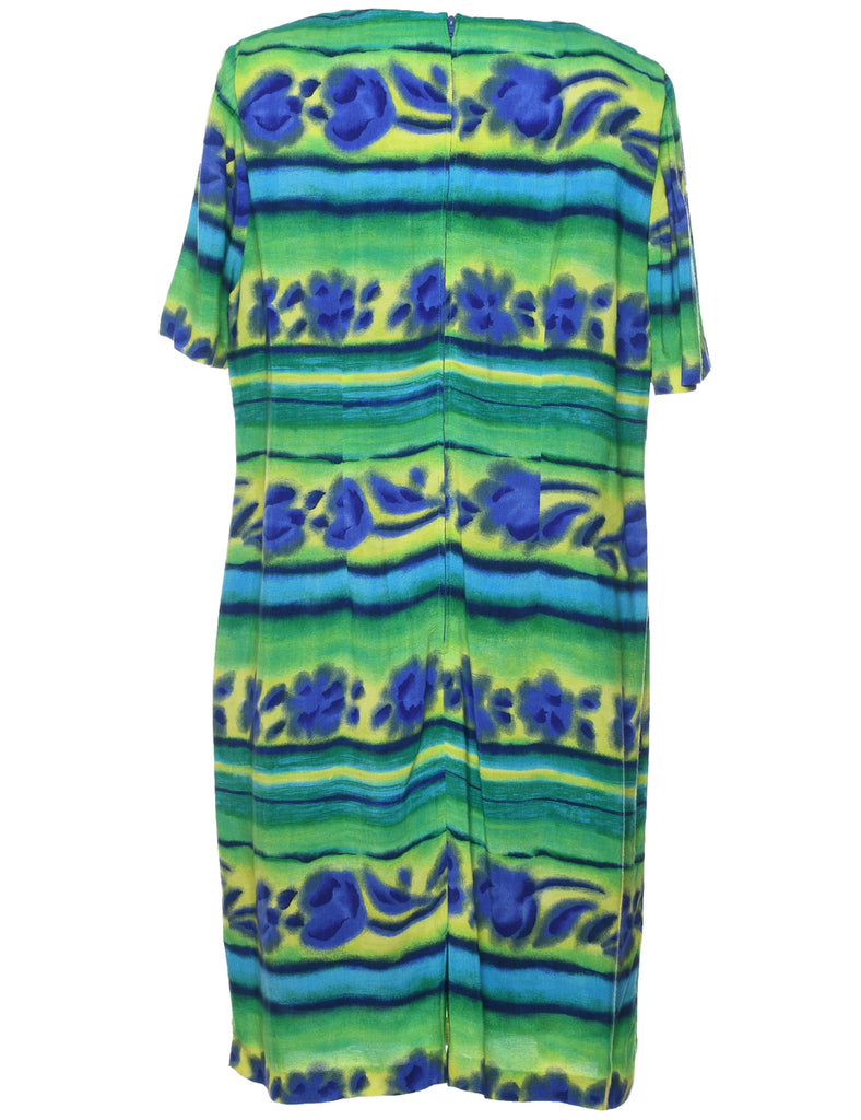 SL Fashions Floral Print Dress - XXL