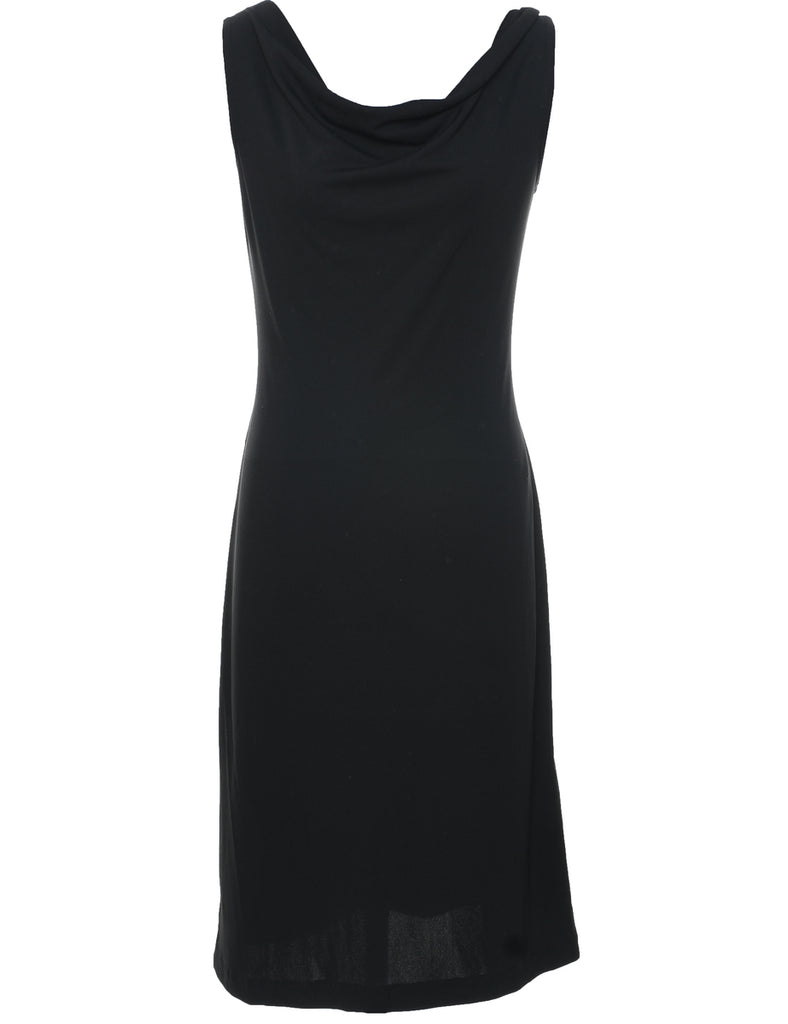 Sleeveless Black Dress - M