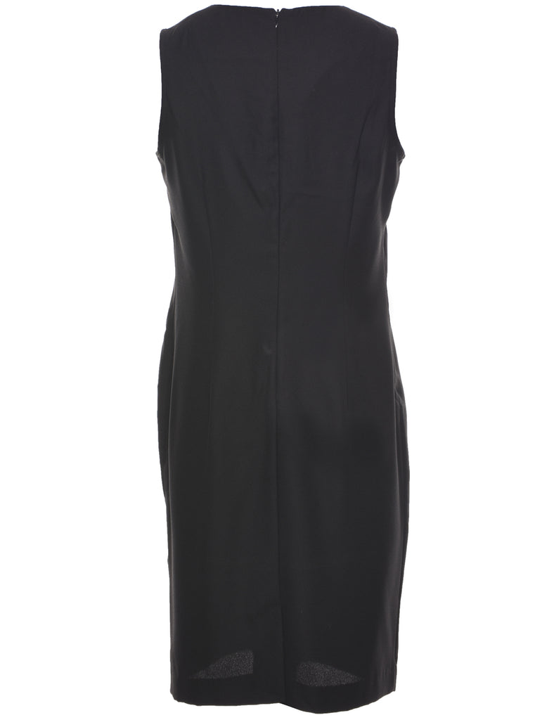 Sleeveless Black Dress - M