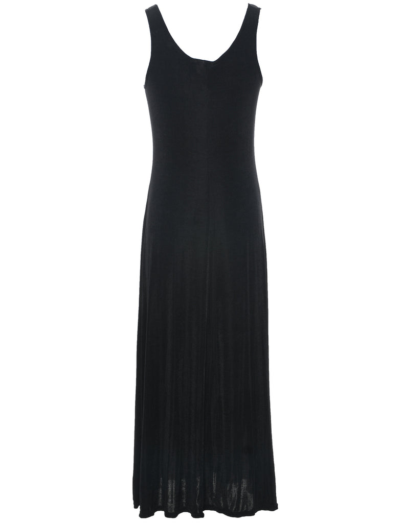 Sleeveless Black Dress - S