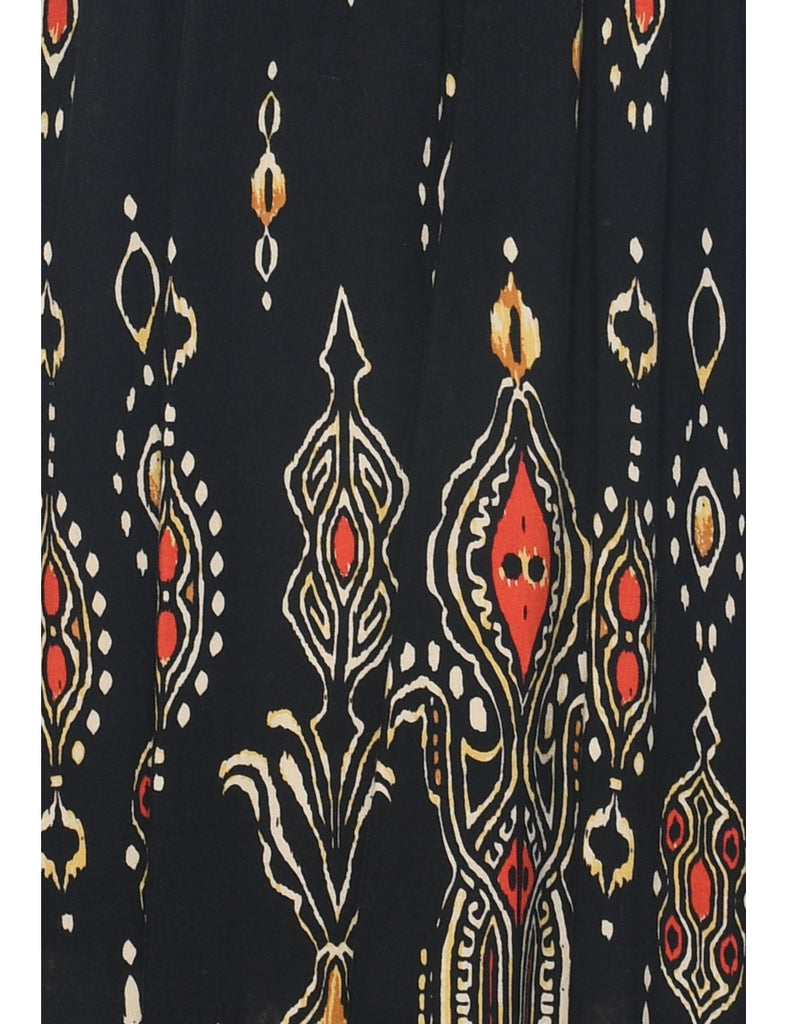 Sleeveless Black Dress - M