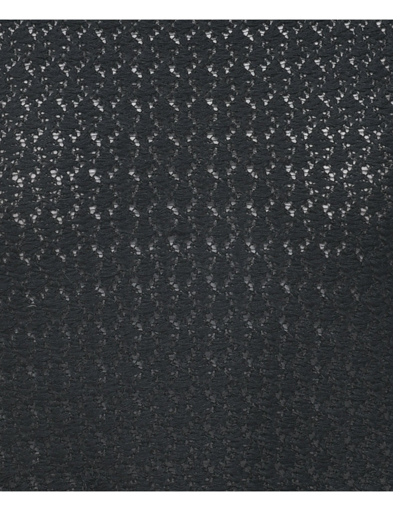 Sleeveless Black Top - M