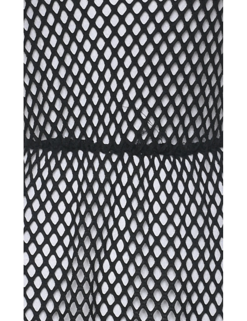 Sleeveless Crochet Jumper Dress - M