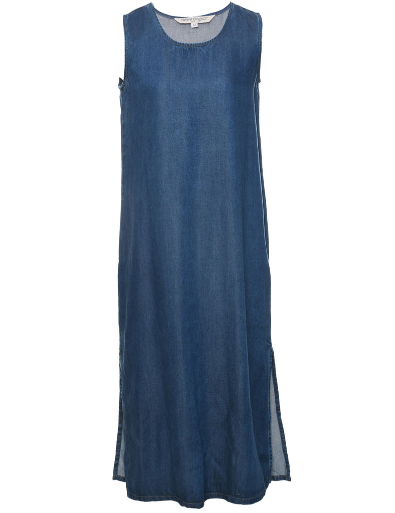 Sleeveless Denim Dress - M