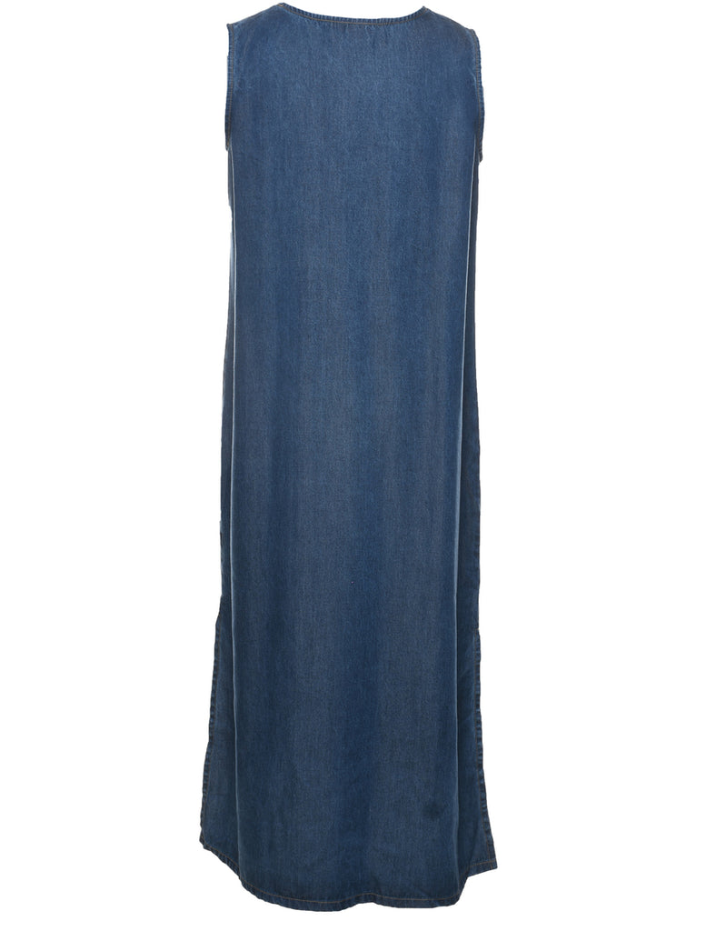 Sleeveless Denim Dress - M