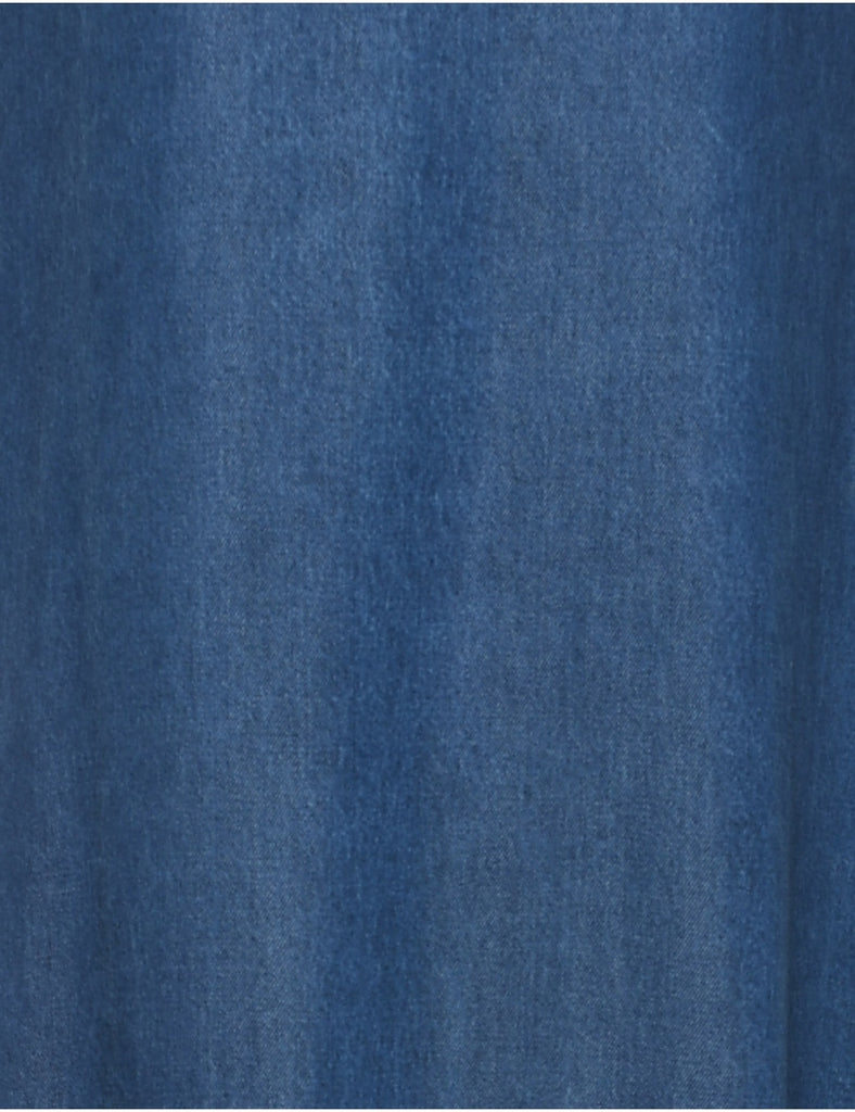 Sleeveless Denim Dress - M
