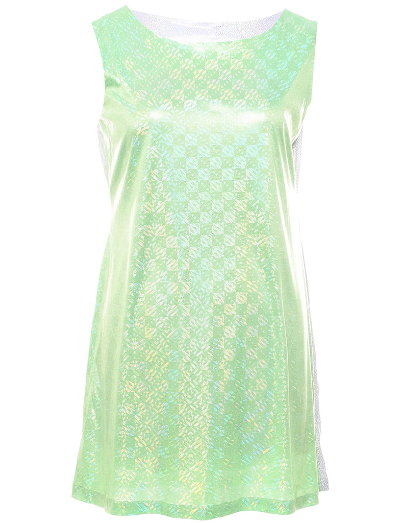Sleeveless Evening Dress - L