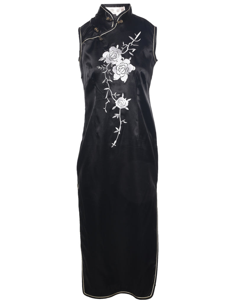 Sleeveless Evening Dress - S