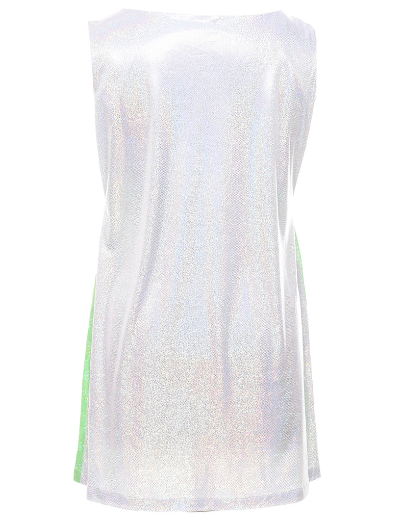 Sleeveless Evening Dress - L