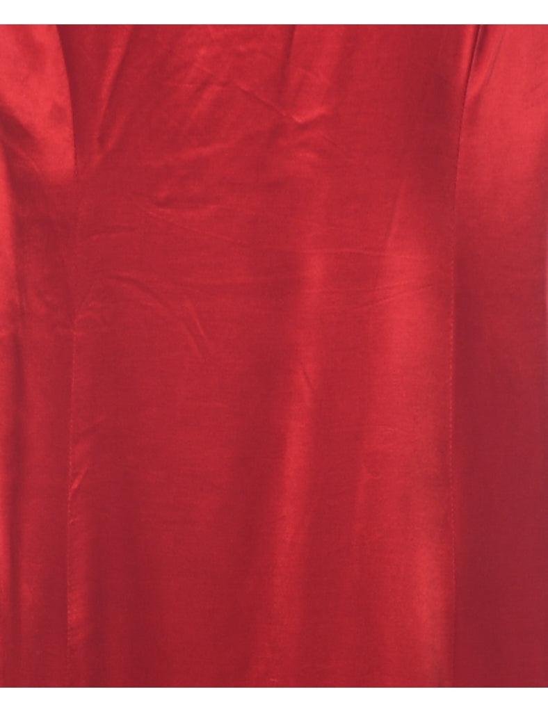 Sleeveless Evening Dress - L