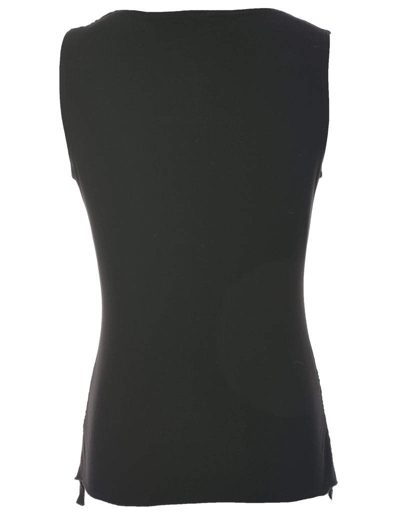 Sleeveless Evening Top - S