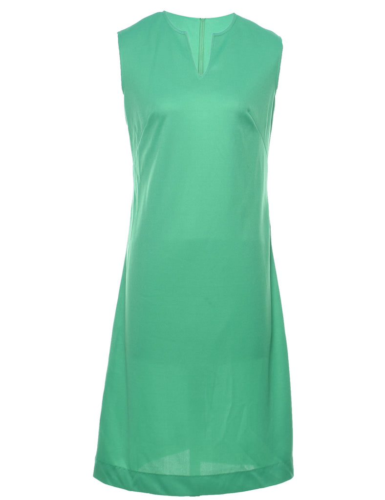 Sleeveless Green Dress - S