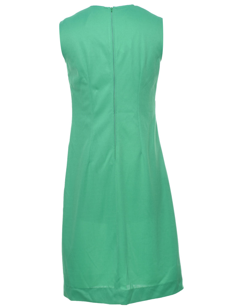 Sleeveless Green Dress - S