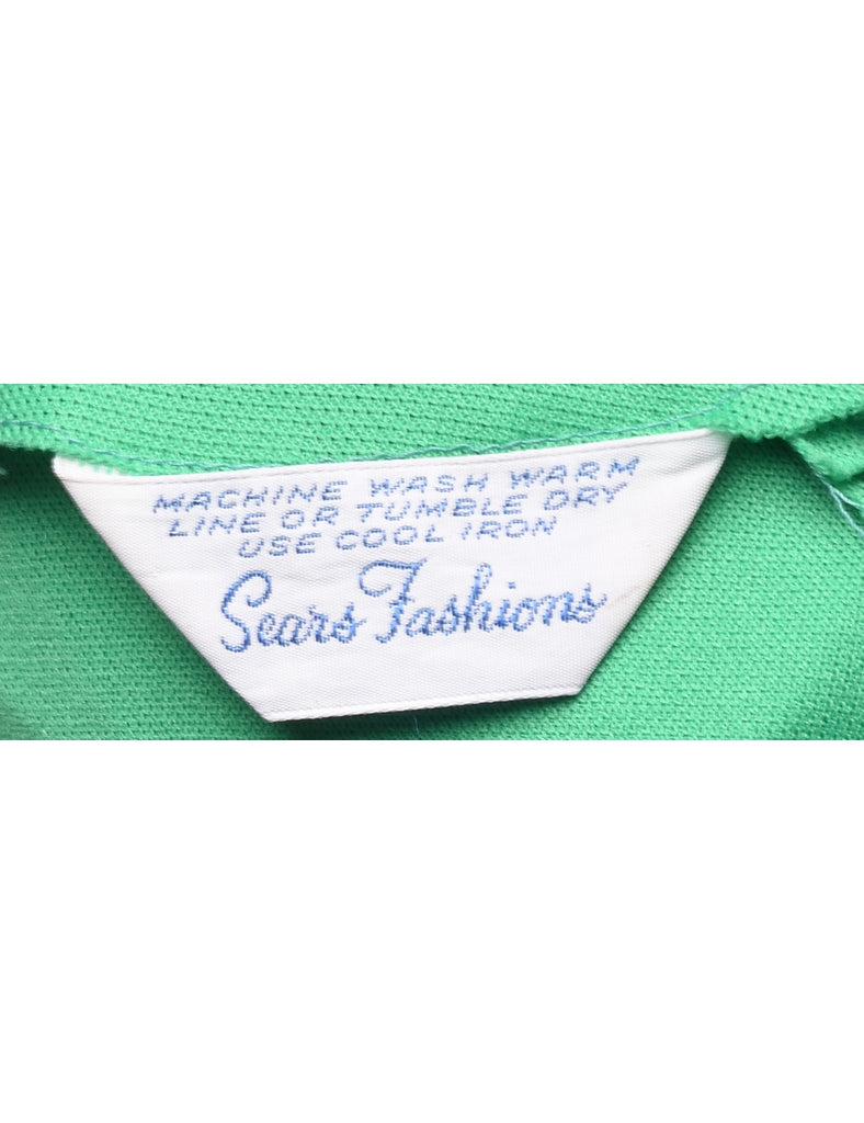 Sleeveless Green Dress - S